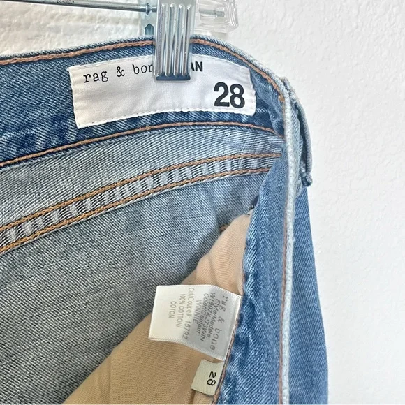 Rag & Bone Winnie Cut Off Jean Shorts Size 28